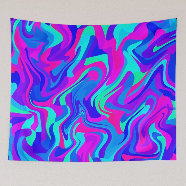 Item preview, Blue/Pink/Purple Marble Tiger Pattern  designed and sold by AlaynaKae.