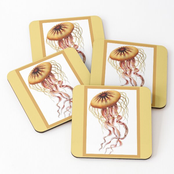 Item preview, Compass jellyfish (Chrysaora hysoscella) SciArt by Ernst Haeckel 02 designed and sold by Maha Karuna.