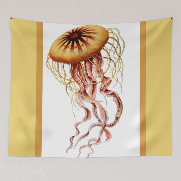 Item preview, Compass jellyfish (Chrysaora hysoscella) SciArt by Ernst Haeckel 02 designed and sold by Maha Karuna.