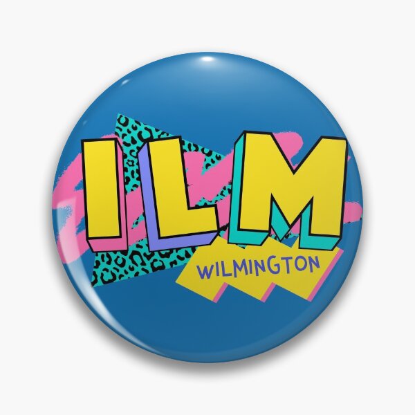 Item preview, Wilmington, North Carolina Retro 90s Logo designed and sold by SLAG-Creative.