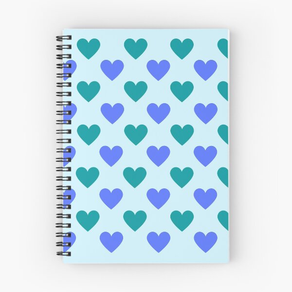 Aperçu de l'œuvre Motif de coeur bleu créée et vendue par TheCalmFarm.