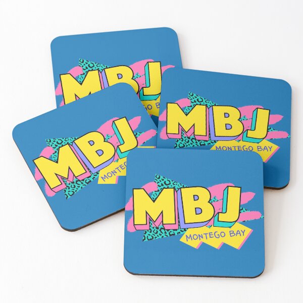 Item preview, Montego Bay, Jamaica Retro 90s Logo designed and sold by SLAG-Creative.