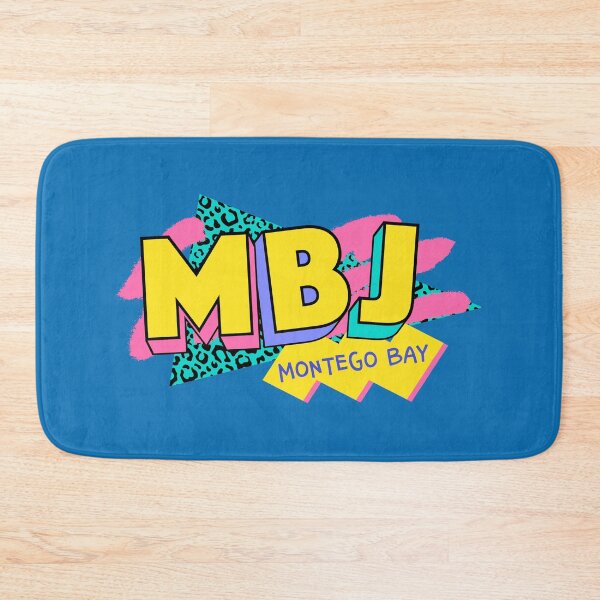 Item preview, Montego Bay, Jamaica Retro 90s Logo designed and sold by SLAG-Creative.