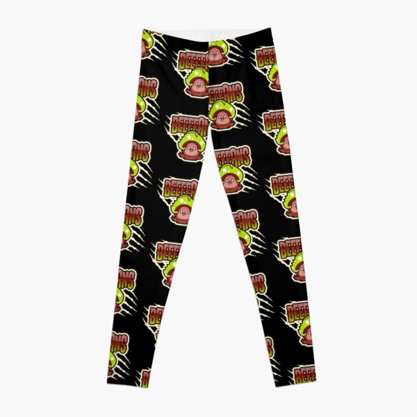 Beeeeans Vegan Zombie Mushroom Leggings