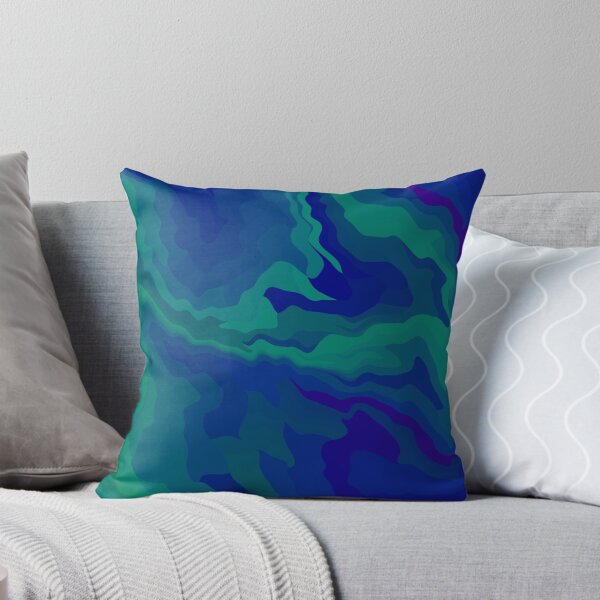 Aperçu de l'œuvre Motif de tigre en marbre bleu / vert / violet créée et vendue par AlaynaKae.
