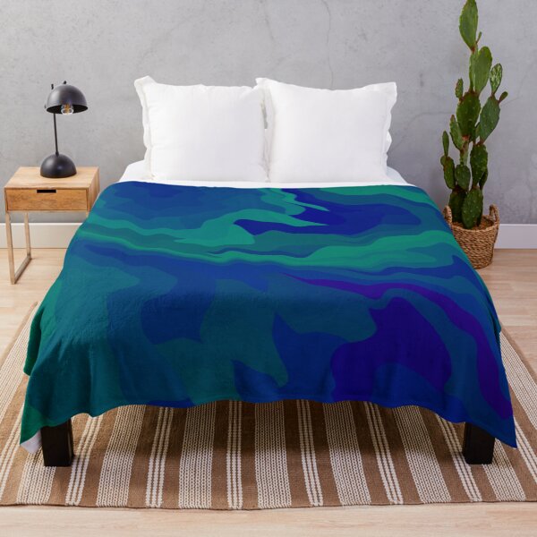 Aperçu de l'œuvre Motif de tigre en marbre bleu / vert / violet créée et vendue par AlaynaKae.