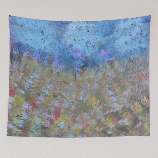 Item preview, Wind Gusts Before the Storm Hand Painted Oil Painting designed and sold by UncleStuScience.