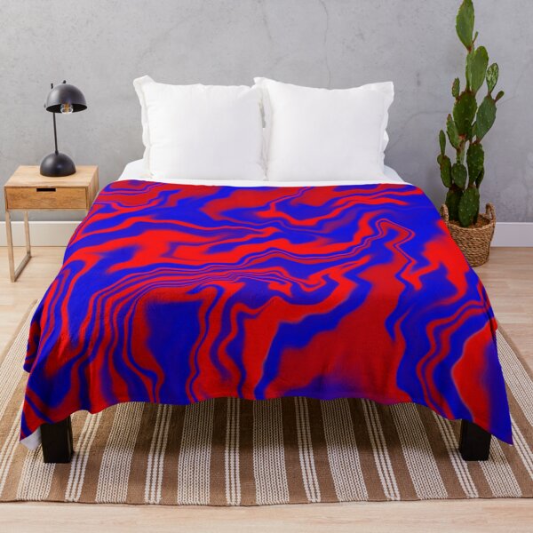 Item preview, Blue/Red Marble Tiger Pattern designed and sold by AlaynaKae.
