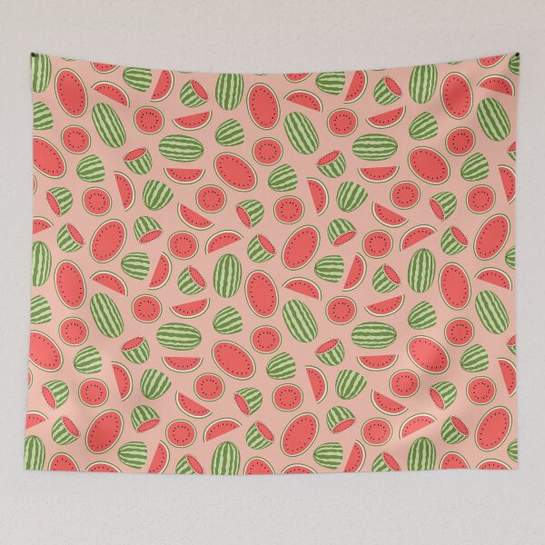 Item preview, watermelons - summer pink designed and sold by littlearrow.