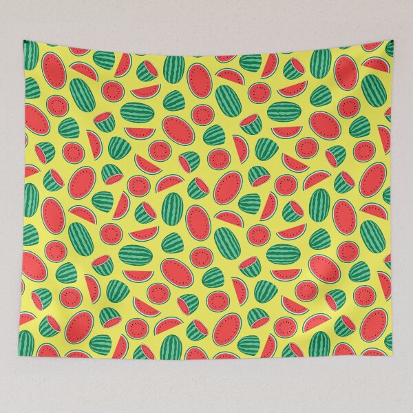 Item preview, watermelons - summer yellow designed and sold by littlearrow.