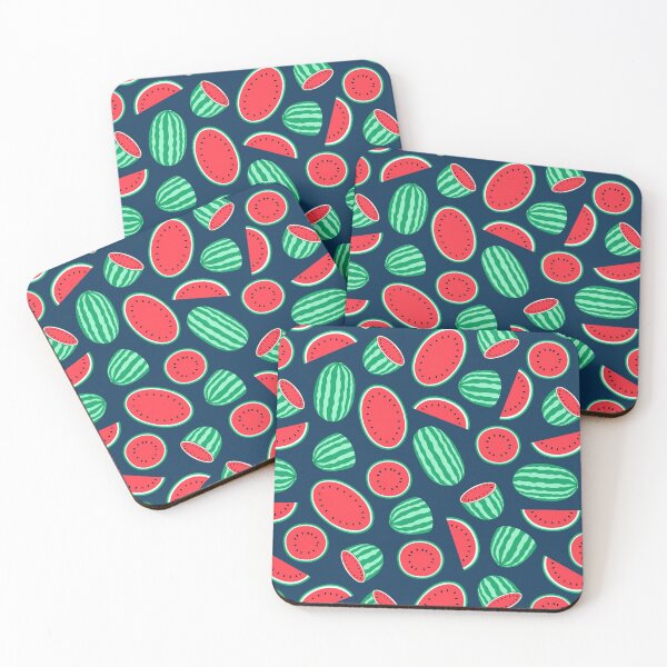 Item preview, watermelons - dark blue designed and sold by littlearrow.