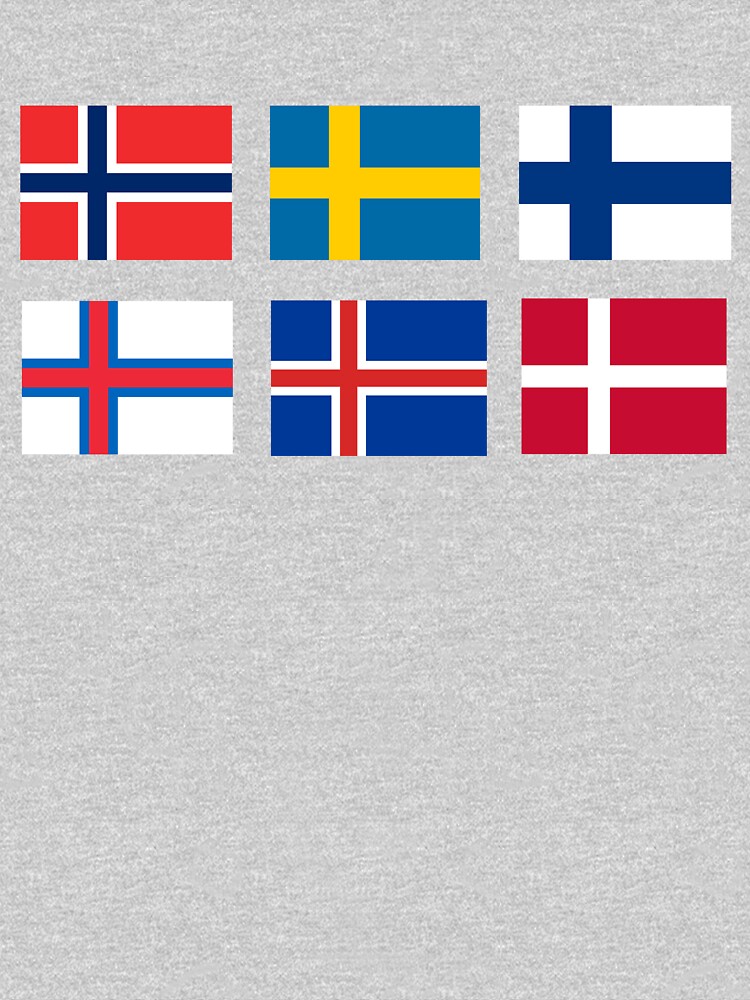 Scandinavian flags by dasilvawolfgang