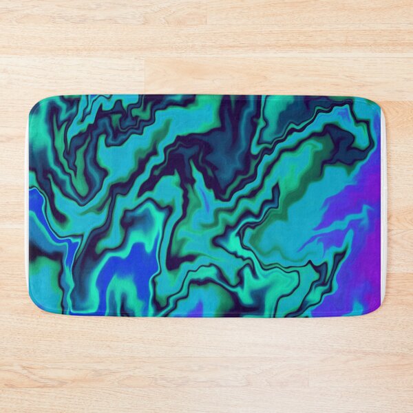 Item preview, Blue/Green/Purple Marble Tiger Pattern  designed and sold by AlaynaKae.