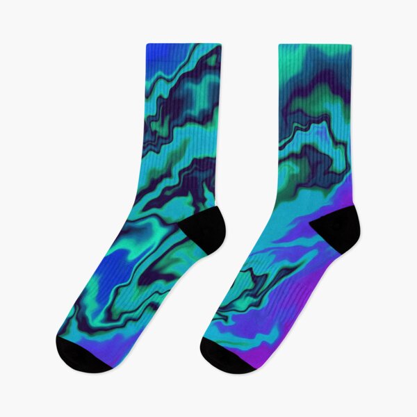 Item preview, Blue/Green/Purple Marble Tiger Pattern  designed and sold by AlaynaKae.