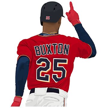 Download Byron Buxton In Dark Blue Jersey Wallpaper