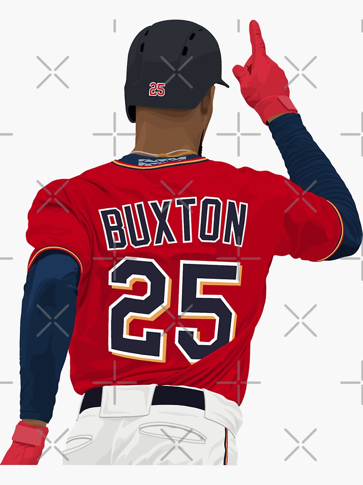 Byron Buxton 25 Sticker for Sale by devinobrien