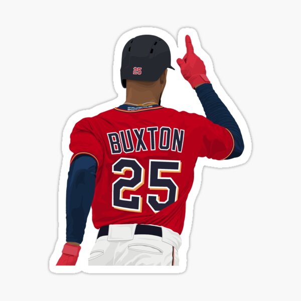 Byron Buxton Nummber 25 Baseball Sticker for Sale by MaryCaro