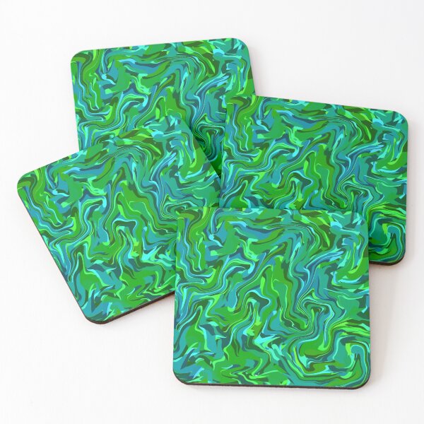 Item preview, Blue/Green Marble Tiger Pattern  designed and sold by AlaynaKae.