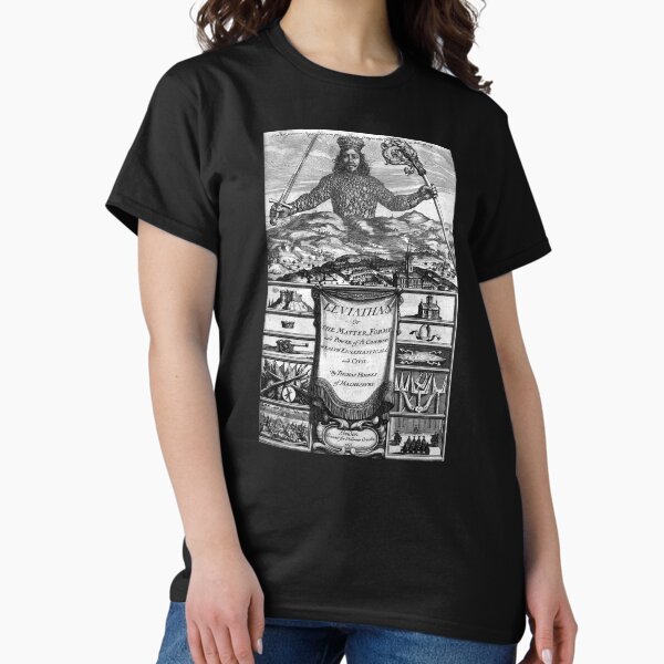 Vista previa del artículo con la obra «Portada del libro Leviatán de Thomas Hobbes», diseñado y vendido por PZAndrews.