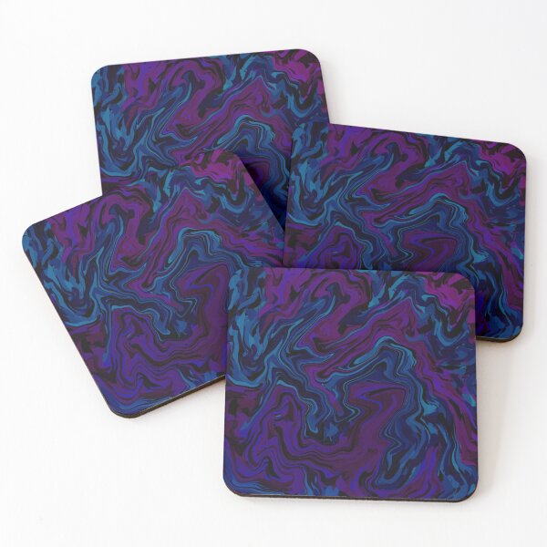 Item preview, Blue/Purple Marble Tiger Pattern  designed and sold by AlaynaKae.