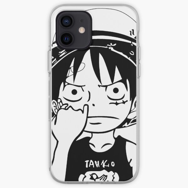 One Piece Luffy Picking Nose Coque souple iPhone