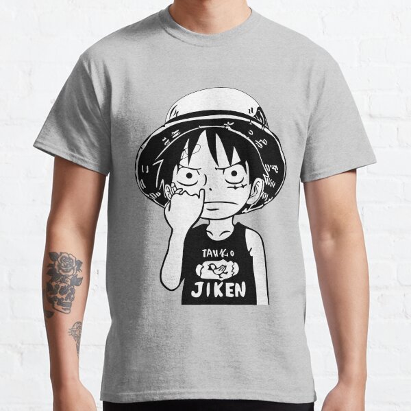 One Piece Luffy Picking Nose T-shirt classique