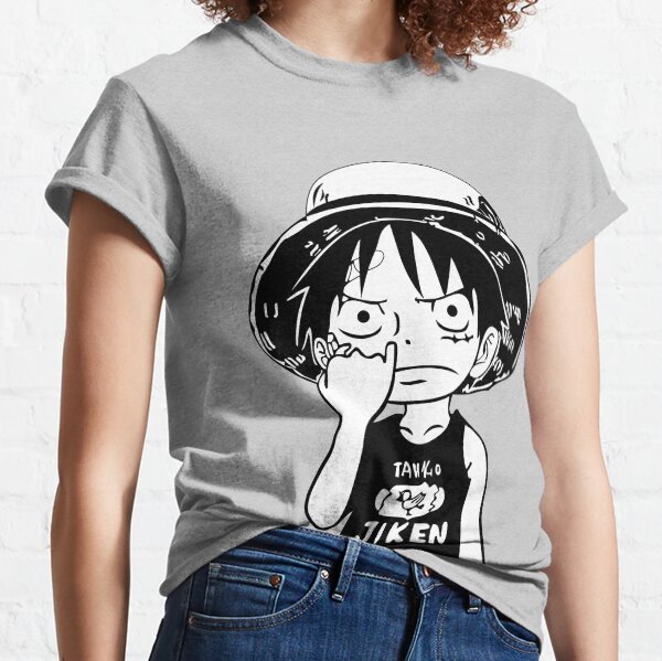 One Piece Luffy Picking Nose T-shirt classique