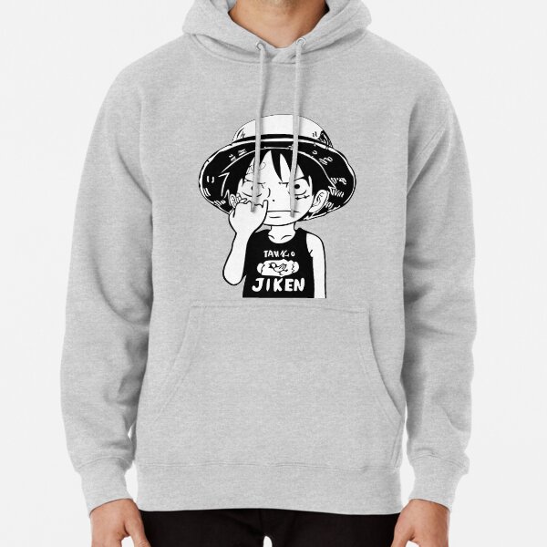 One Piece Luffy Picking Nose Pullover Hoodie