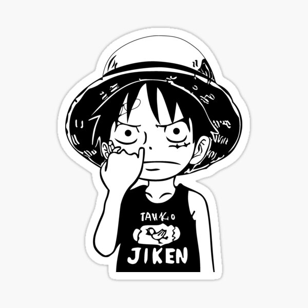 Sticker Ruffy Redbubble