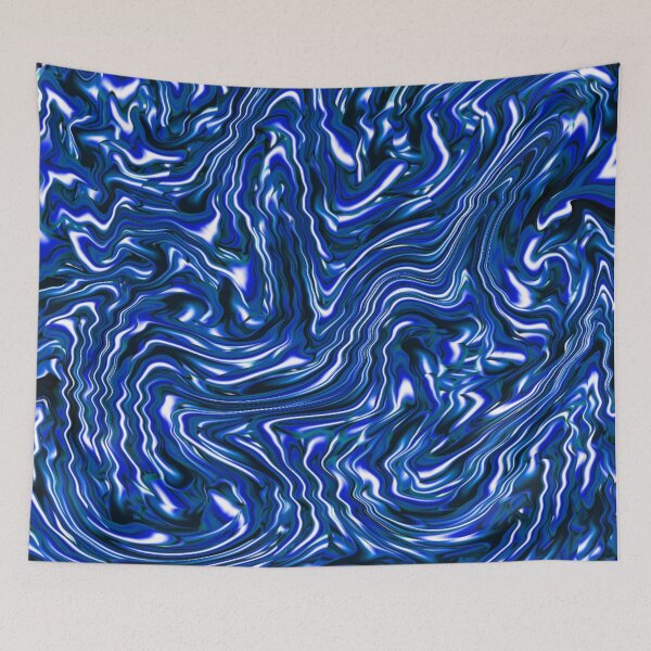 Item preview, Blue Marble Tiger Pattern  designed and sold by AlaynaKae.