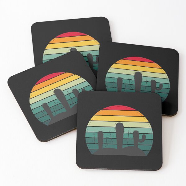 Item preview, Not A Hugger Funny Vintage Cactus Sarcastic Retro Saguaro Cactus sunset designed and sold by YOUR SHOP.