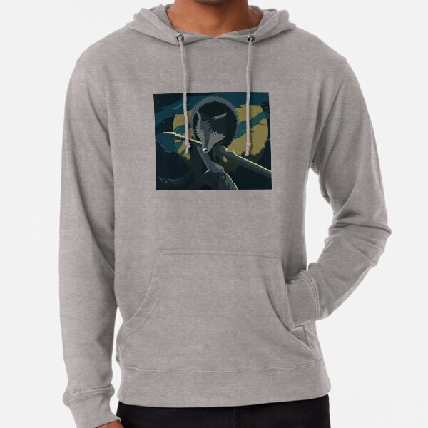 Sif, the Great Grey Wolf Lightweight Hoodie