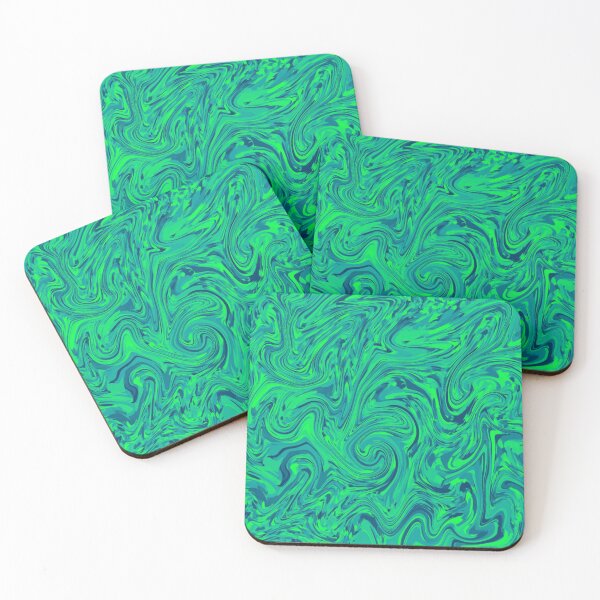 Item preview, Green/Blue Marble Tiger Pattern  designed and sold by AlaynaKae.