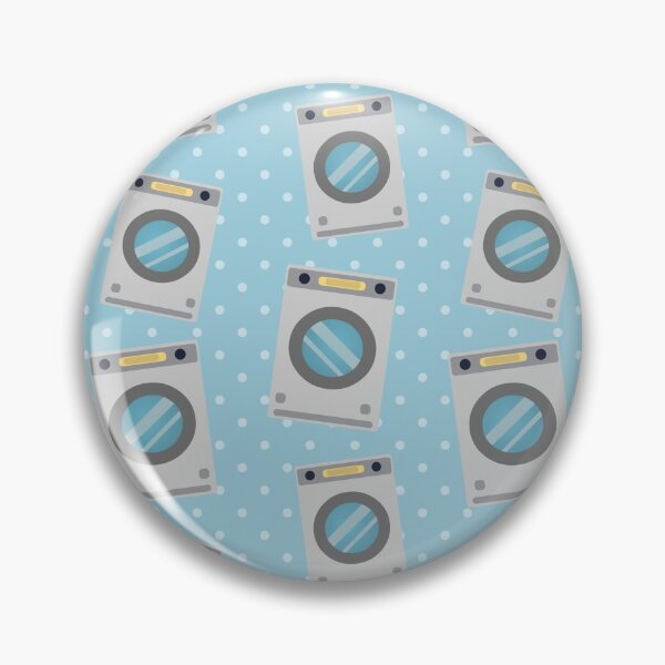 Item preview, washing machine seamless pattern  designed and sold by werezu.