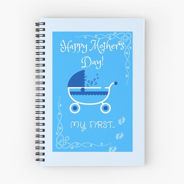 Item preview, My first Mother's Day Happy Greeting Cards |My First Mother's Day Boy Stickers designed and sold by jkernz.