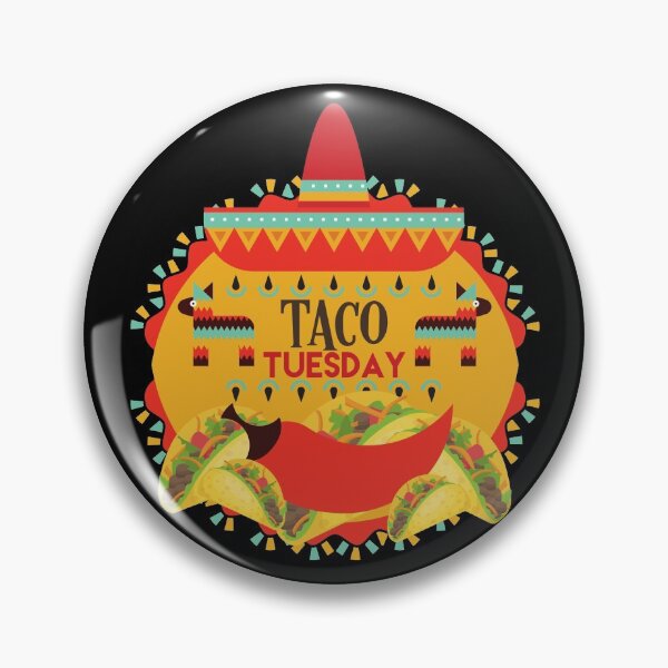 Item preview, Taco Tuesday - Festive Mexican Hispanic Latin American Cuisine Graphic designed and sold by sableandshadow.