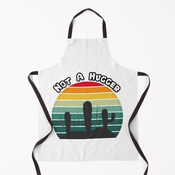 Item preview, Not A Hugger Funny Vintage Cactus Sarcastic Retro Saguaro Cactus sunset designed and sold by YOUR SHOP.