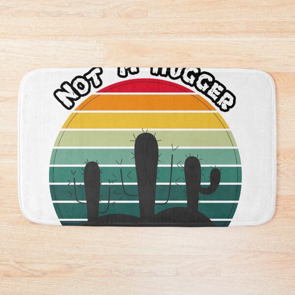 Item preview, Not A Hugger Funny Vintage Cactus Sarcastic Retro Saguaro Cactus sunset designed and sold by YOUR SHOP.