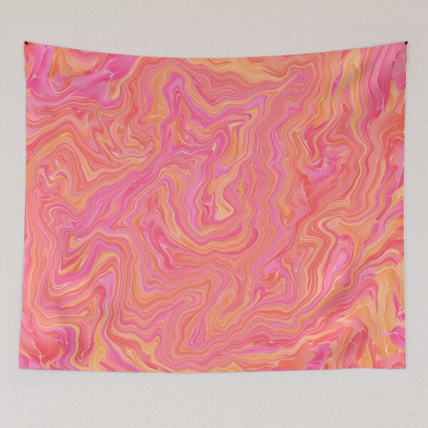 Item preview, Pink/Orange Marble Tiger Pattern  designed and sold by AlaynaKae.