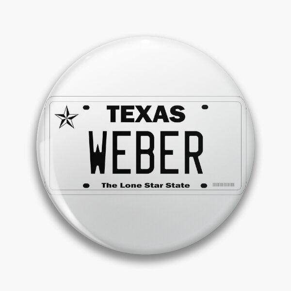 Item preview, Texas Weber Grill Vanity License Plate designed and sold by Zavod44.