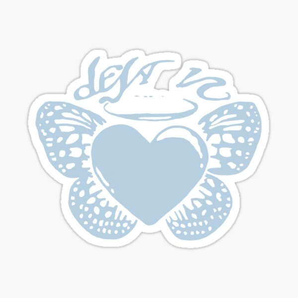 Olivia Rodrigo Loveheart Butterfly Sticker