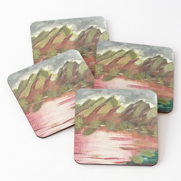 Item preview, Mountain Dawn Hand Painted Oil Paint Painting designed and sold by UncleStuScience.