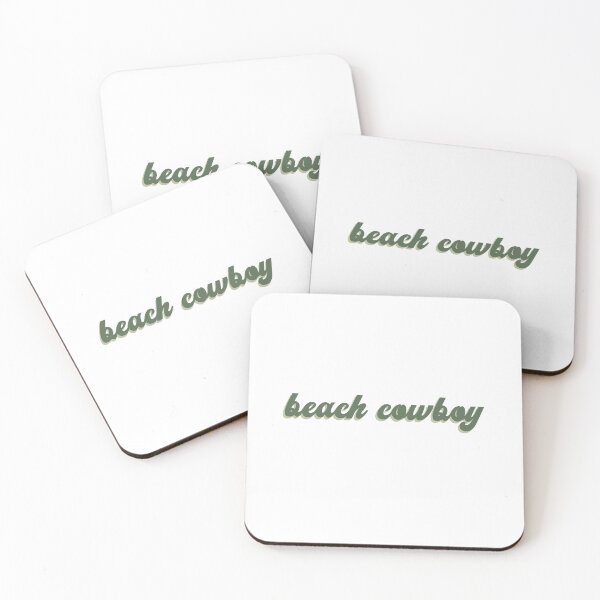 Item preview, Beach Cowboy | Green Vintage Lettering designed and sold by Sarahelena Barrios.