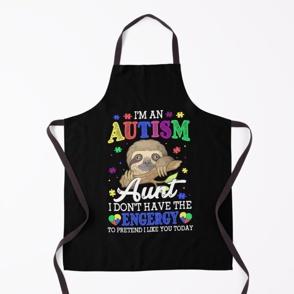 Item preview, I Am An Autism Aunt Shirt Cute Sloth Aunt Autism Gift Shirt designed and sold by jvtee.