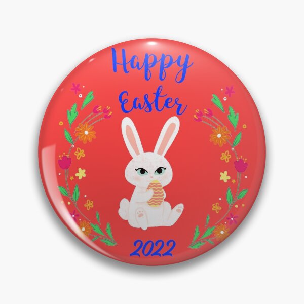 Item preview, Happy Easter 2022 Blue Text designed and sold by MottoDigging.