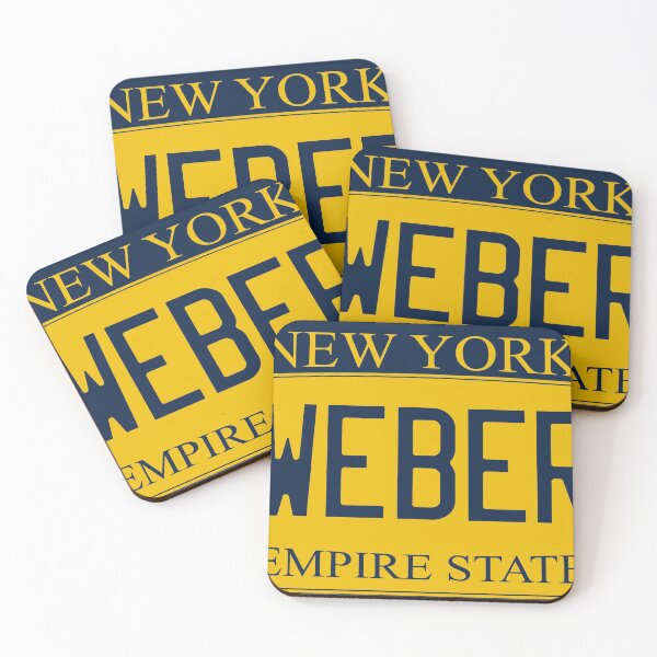 Item preview, New York Custom Weber Grill Vanity License Plate designed and sold by Zavod44.