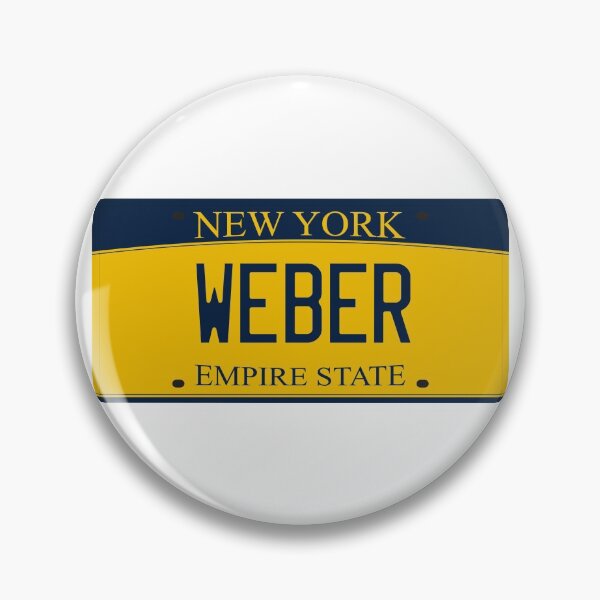 Item preview, New York Custom Weber Grill Vanity License Plate designed and sold by Zavod44.