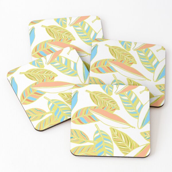 Item preview, DIGITAL TRENDS tropical pastel leaves designed and sold by THE AMERICAN TEEVANGELIST.