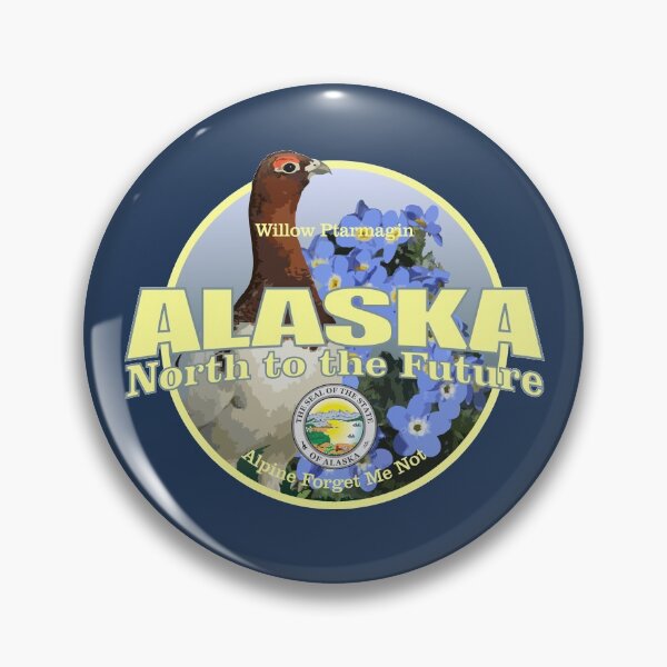 Item preview, Alaska (state bird & flower) designed and sold by curranmorgan.