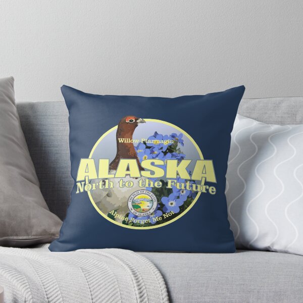 Item preview, Alaska (state bird & flower) designed and sold by curranmorgan.
